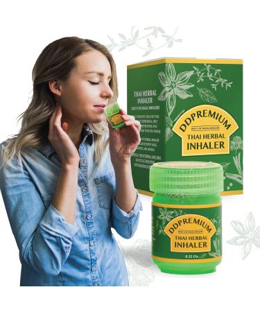 DDPremium Bundle 2 Pack Thai Herbal Inhaler with Menthol & Essential Oil - Yadom Original Refreshing Formula - Buy Online on GoSupps.com