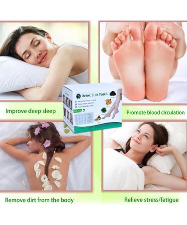 100 Natural Detox Foot Pads - Stress Relief & Sleep Improvement | Detox Footpaster International Shipping - Buy Online on GoSupps.com