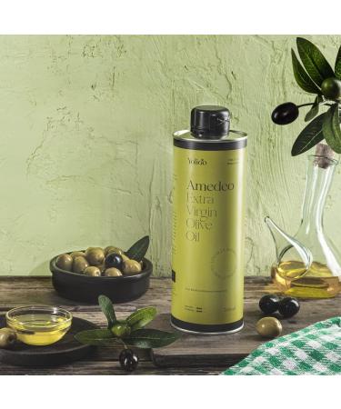 Yolioo Premium Dolce Olive Oil 500ml | Extra Virgin, Organic, Cold Pressed from Fresh Harvest in Tuscany, Italy | Leakproof Bottle | Pack of 1 - Buy Online on GoSupps.com