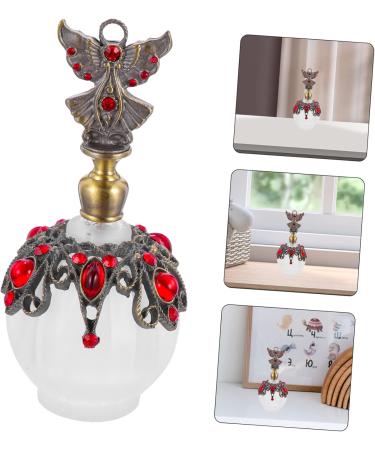 Housoutil Perfume Bottle Essential Oil Bottle Storage Bottle Household Red Travel Aluminum Alloy 13x5x5cm Red - Buy Online on GoSupps.com