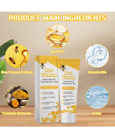 TZQFROCE Bee Venom Ointment Bee Venom Cream Bee Venom Relief Cream Bee Venom Joint Therapy Bee Cream Bee Venom Ointment Treatment - Buy Online on GoSupps.com