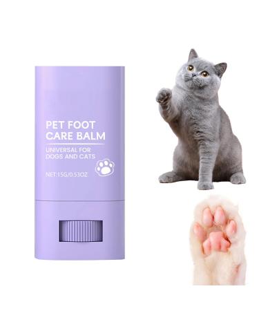 Pet Foot Care Cream Dog Paw Balm | Safe Licking Dog Paw Balm | 15g Dog Paw Wax for Dry Paws and Nose Lotion for Pets