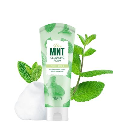Mint Pore Korean Face Wash Cleansing Foam (Renewal) Korean Facial Cleanser Refresh Acne Prone Skin 130g/4.58oz Kwailnara