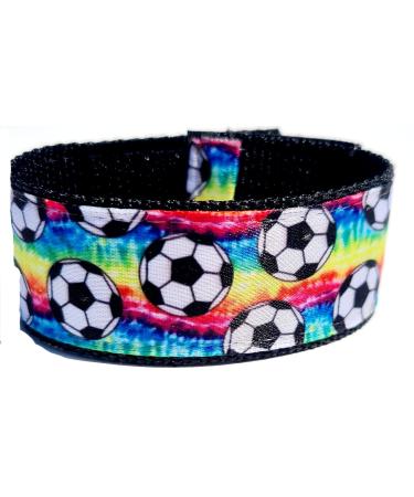 Soccer Sleeve Scrunchies Tie Dye (pair)  from the ORIGINAL USA inventor  Soccer Sleeve holders soccer Flexers  Soccer sleeve wraps