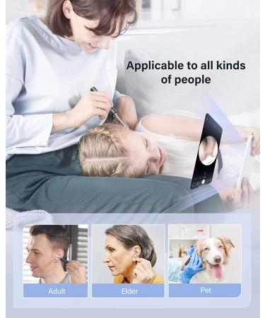 BEABIRD Ear Cleaner Camera - 1080P FHD Wireless Wi-Fi Earwax Removal Kit - IP67 Waterproof Ear Camera - Compatible with iPhone, iPad, and Android - Black - Buy Online on GoSupps.com