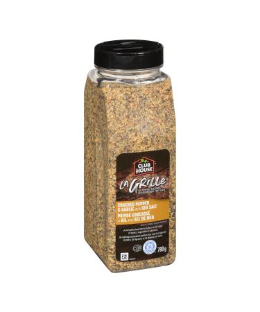 Club House La Grille Cracked Black Pepper & Garlic with Sea Salt