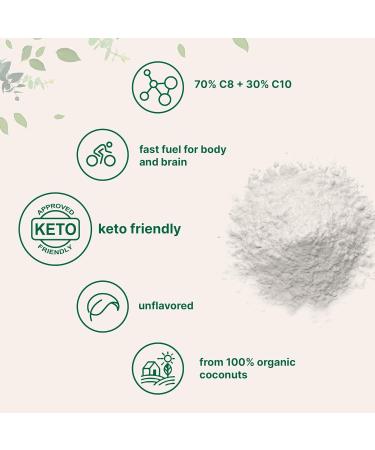 Micro Ingredients Organic Mega Mushroom Powder 10oz & Organic MCT Oil Powder 1lb Bundle 2 Pack | 10 in 1 Mushroom Complex | C8 MCT Oil Plant Based Creamer - Buy Online on GoSupps.com