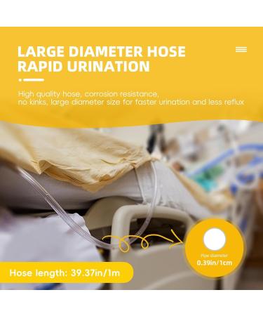 Wearable Urinal for Men - Reusable Portable Silicone Urinals with 2000ml 1000ml & 500ml Leg Bags | Ideal Urinary Drainage System for Elderly & Bedridden Patients - Buy Online on GoSupps.com
