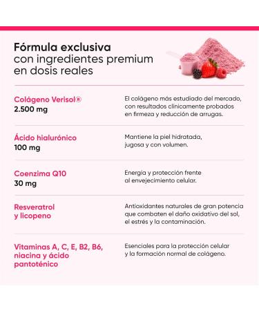  RcOcio RcOcio -Sodermol Anti-aging Face Collagen Verisol Hyaluronic Acid and Coenzyme Q10 - Anti-aging Formula for Firm Hydrated and Luminous Skin - Red Fruit Flavour - 150g - Buy Online on GoSupps.com