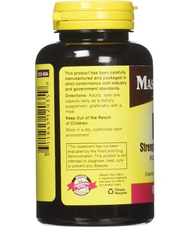 Mason Natural Nail Strengthener with Gelatin - 60 Capsules for Stronger Nails - Buy Online on GoSupps.com
