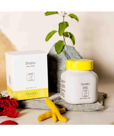 Omved SHISHU Baby Ubtan 100g - Ayurvedic Cleansing Bath Powder - Buy Online on GoSupps.com