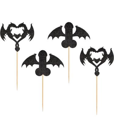 24 Pieces Dragon Theme Cupcake Toppers - Mythical Cake Decorations for Birthday & Wedding Parties | Realistic Torte Picks - Buy Online on GoSupps.com