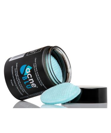 ACNE BLU Acne Treatment and Preventing Pads (90 Pads in a Satin Glass Jar)