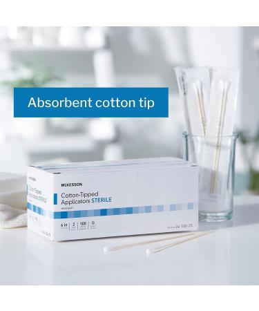 McKesson Sterile Cottontip Applicator 6 - 200/Box, Model 24-106-2s - Buy Online on GoSupps.com