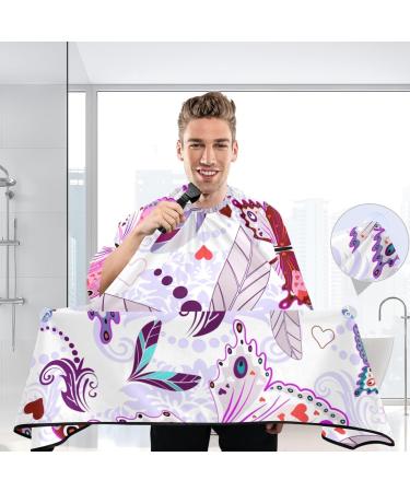 Waterproof Barber Cape - Butterfly & Cheetah Pattern Hair Cutting Bib for Men & Women | Unisex Haircut Cape - Buy Online on GoSupps.com