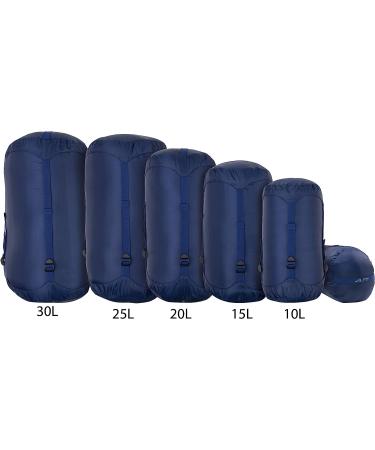 ALPS Mountaineering Lightweight Compression Stuff Sack 10L - Navy | Compact & Durable - Buy Online on GoSupps.com
