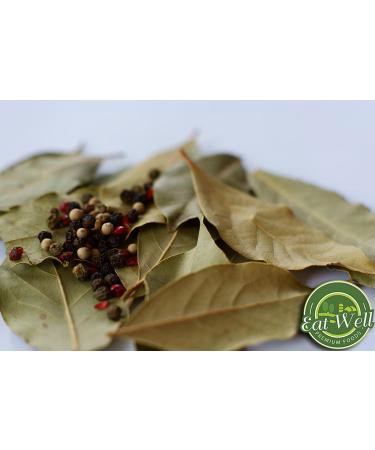 Eat Well Premium Foods Turkish Bay Leaves Whole 6 oz Bag - 100% Natural Dried Bay Leaf (Bulk) - Buy Online on GoSupps.com