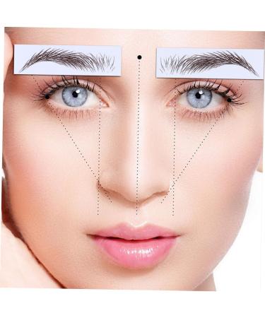 Mipcase 5pcs Eyebrow Stickers Eyebrow Tattoos Temporary False Eyebrows Cosmetics Water Proof Makeup 6d 21x15cm Brown - Buy Online on GoSupps.com