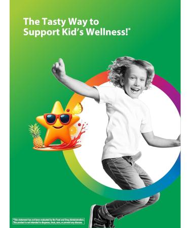 Rainbow Light Kids One + Multivitamin | 50 Chewable Tablets | with Iron & Tummy Friendly Probiotics | Fruit Punch Flavor | Real Food Nutrients - Buy Online on GoSupps.com
