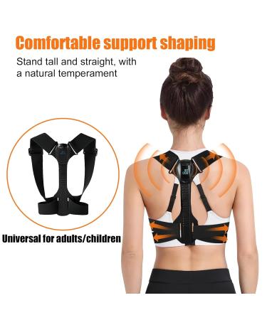 Posture Corrector & Adjustable Back Brace for Adults and Children - Real-time Motion Detection & Vibration Reminder - Buy Online on GoSupps.com