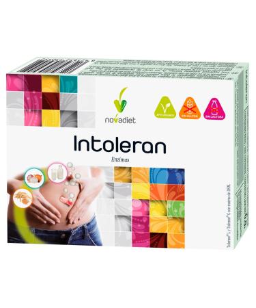 NOVADIET INTOLERAN 30comp. pr paration en comprim s pour une prise r guli re bo te de 30 comprim s se prend chaque jour conform ment aux indications et facilite la prise en charge de votre bien- t