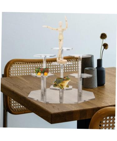 Ciieeo 2 Sets Multi-layer Display Rack Jewelry Holder Perfume Rack Display Stand Holder Statue Ladder - Buy Online on GoSupps.com