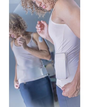 RevelWear Scoop Neck Tank Top for Women with Insulin Pump Holder - 1X Lilac - Buy Online on GoSupps.com