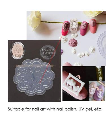 4 Types Nail Art Templates - Durable 3D Silicone Acrylic Moulds for Gorgeous Nail Designs - Buy Online on GoSupps.com