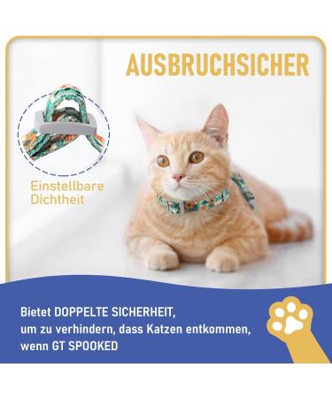 Supet Escape-Proof Cat Harness and Lead Set - Adjustable Lightweight Vest for Walking - Grey (M Size) - Ideal for Small to Large Cats - Buy Online on GoSupps.com