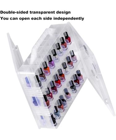 Nail Polish Storage Plastic Nail Polish Organizer for Nail School for Nail Salon for Family for DIY Nail Art - Buy Online on GoSupps.com