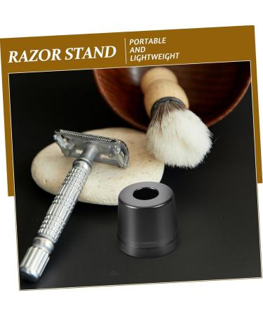 DOITOOL Old Fashioned Razor Stand for Men | Metal Shaving Tool Organizer & Clippers Base Frame | Durable Aluminum Alloy Rack - Buy Online on GoSupps.com