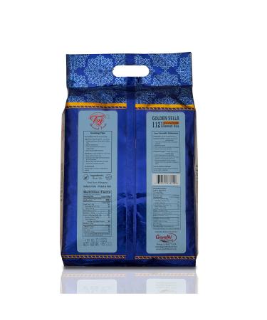 Taj Gourmet 1121 Basmati Rice 10 lbs - Extra Long Sela - Parboiled Golden Sella - Buy Online on GoSupps.com