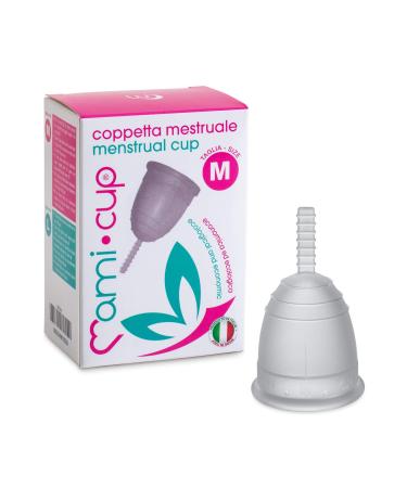 Menstrual cup MamiCup Soft flexible reusable medical silicone (transparent M) - Buy Online on GoSupps.com