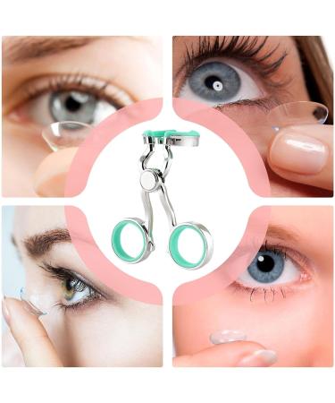 Lens Applicator Tool Eye Opener for Lens Wearing - Lens Remover Lens Insertion Wearing Aids with Lens Case Travel Kit for New User Green - Buy Online on GoSupps.com