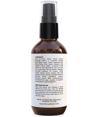 Vitamin C Serum 20% - Anti-Aging, Acne & Dark Spot Remover with Hyaluronic Acid & Vitamin E | Simplified Skin - Buy Online on GoSupps.com