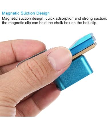 Patikil Magnetic Billiards Container - Aluminum Alloy Snooker Accessories with Belt Clip - Blue - Buy Online on GoSupps.com