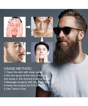 Beard Growth Serum for Men - Accelerate Beard Growth with 30ml Beard Oil & Hair Growth Formula - Buy Online on GoSupps.com