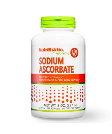 NutriBiotic Immunity Sodium Ascorbate Crystalline Powder 8 oz (227 g)