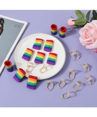 20pcs Oval Finger Splints Kit - Support Brace for Trigger Finger - 10 Sizes - Thumb, Middle, Ring, Index, Pinky - Includes Soft Sleeves - Assorted Colors - Buy Online on GoSupps.com