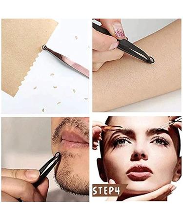 UNbit Nose Hair Trimmer Universal Nose Hair Trimming Tweezers Stainless Steel Round Tip Eyebrow Clippers Hair Removal Grooming Scissor Unisex Tweezers Trimmer - Buy Online on GoSupps.com