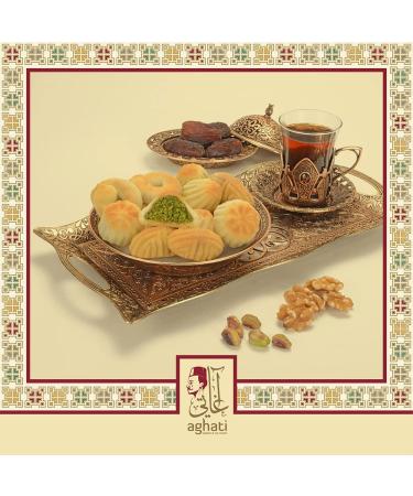Luxurious Pistachio-filled Mamoul Cookies - 350g - Buy Online on GoSupps.com