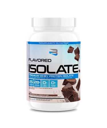 Believe Supplements Protein Powder -Publicly 3rd Party Tested Whey Protein Powder for Muscle Growth Strength & Recovery Easily Mixable for Shakes Smoothies and Baked Goods Rich & Creamy Taste (25 scoop Dark Chocolate) Dark Chocolate 25 scoop