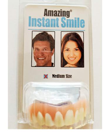 Amazing Instant Smile Cosmetic Novelty Secure Teeth- Medium Size - Fits Most