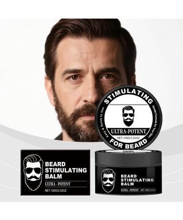Natural beard butter for men moisturizing and revitalizing organic butter for growth for daily grooming after winter care winter travel dates social occasions - Buy Online on GoSupps.com