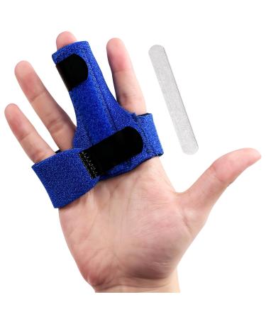 Finger Brace Trigger Finger Splint for Index Middle Ring Pinky Finger Arthritis Pain Tendon Injury Broken Mallet Finger Stabilizer Supports for Dislocated Knuckle Immobilizer Wrap