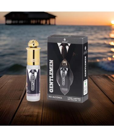 Luxury 100% Original Gental Men 6-ML Attar Ittar Atar Non Alcoholic Long Lasting Fragrance Lemon Scent 0.20 Floz - Buy Online on GoSupps.com