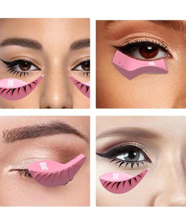 Eyeliner Stamp Silicone Tool for Lower Lash Eyeliner Stamp - Silicone Eye Makeup Tool Lower Lashes for Makeup Beginner Girls Pink - Buy Online on GoSupps.com