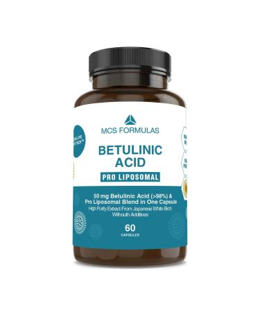 Betulinic Acid Pro Liposomal 50 mg 60 Vegan Capsules No additives