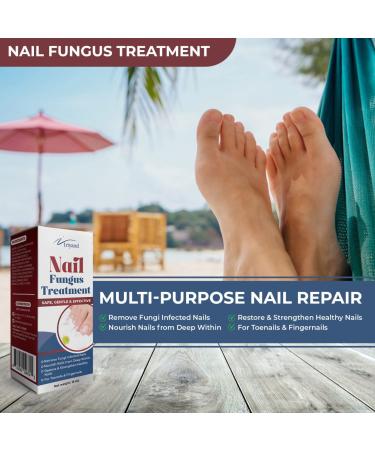 Extra Strength Toenail Fungus Treatment - Nail Repair for Cracked & Damaged Nails - Cure for Thick, Yellow, Discolored Nails - Buy Online on GoSupps.com
