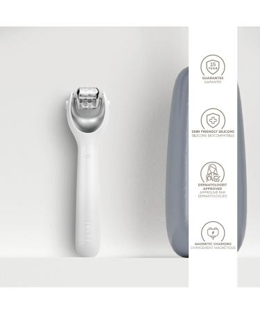 GESKE | SmartAppGuided MicroNeedle Face Roller | 9 in 1 | with rose quartz | Microneedling | Professional Microneedling Device | Needle Roller | Face Beauty Roller | Micro Needles - Buy Online on GoSupps.com